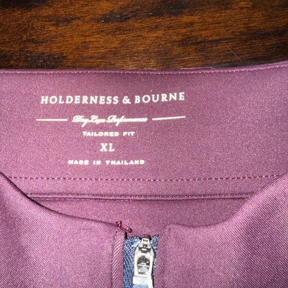 Holderness & Bourne Men's XL The Dawson Pullover Dark Claret MSRP $140 - Picture 6 of 9